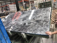 Romantic grey marble slab